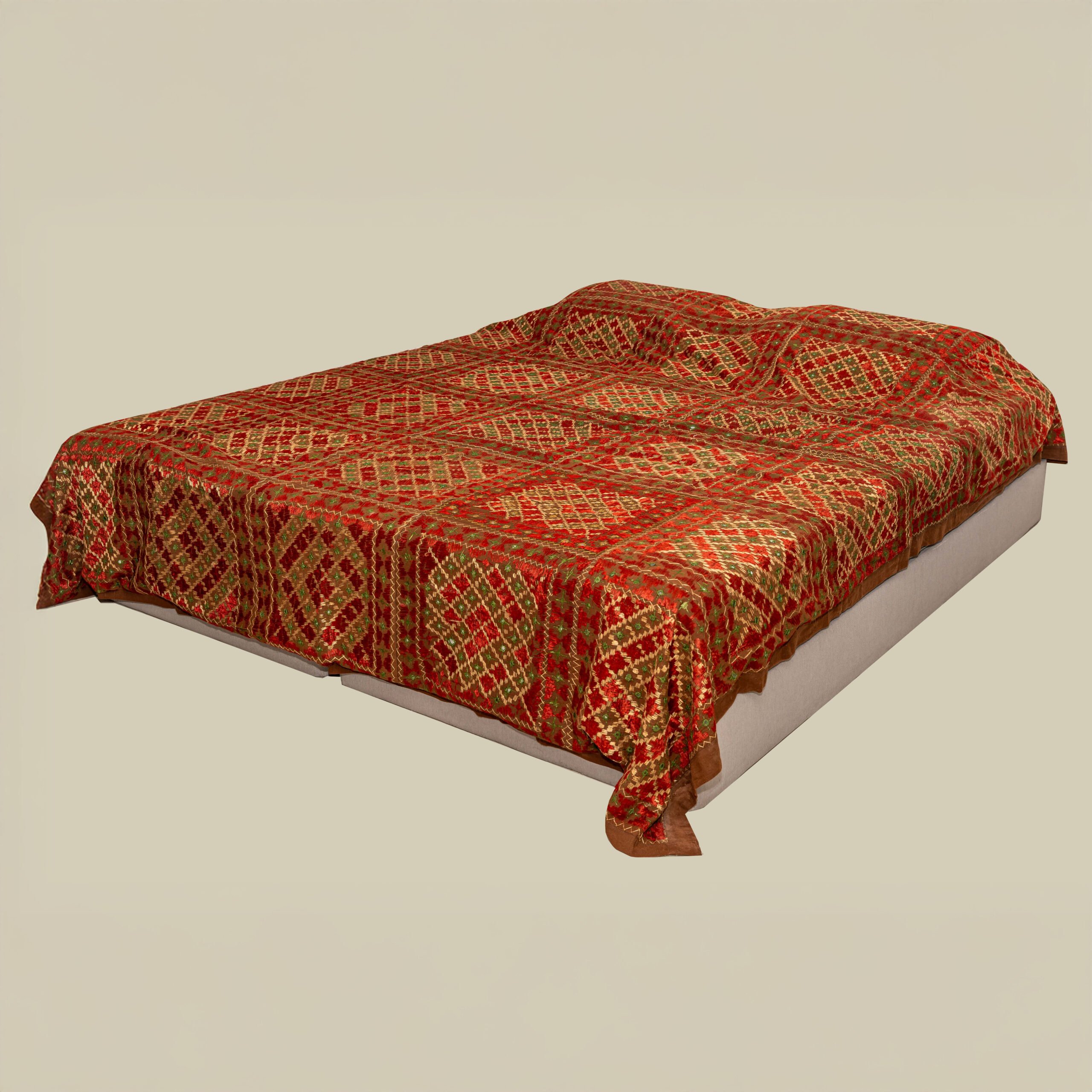 Hand-Embroidered Bedcover 04