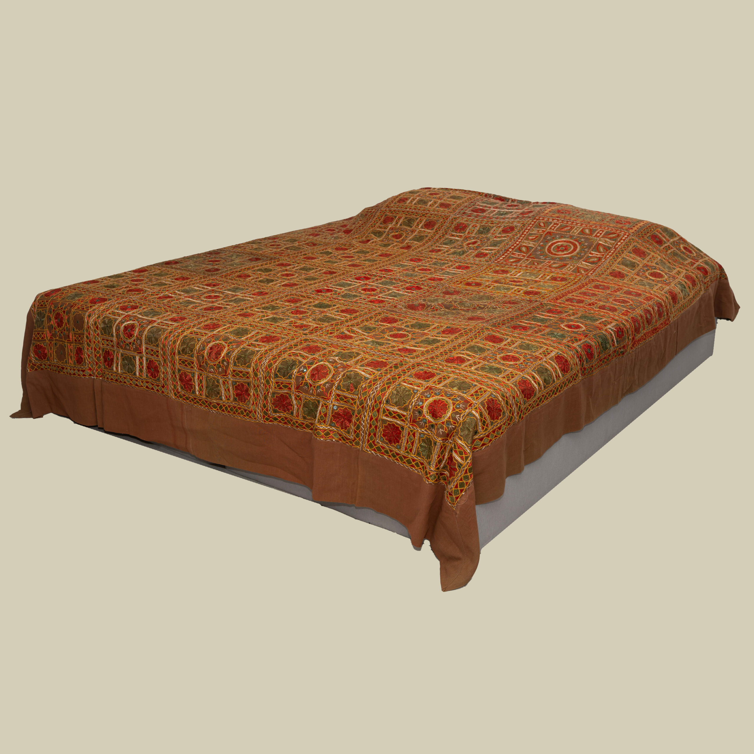 Hand-Embroidered Bedcover 02