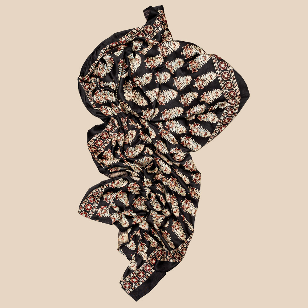 Mashru Silk Shawl 03 - Image 3