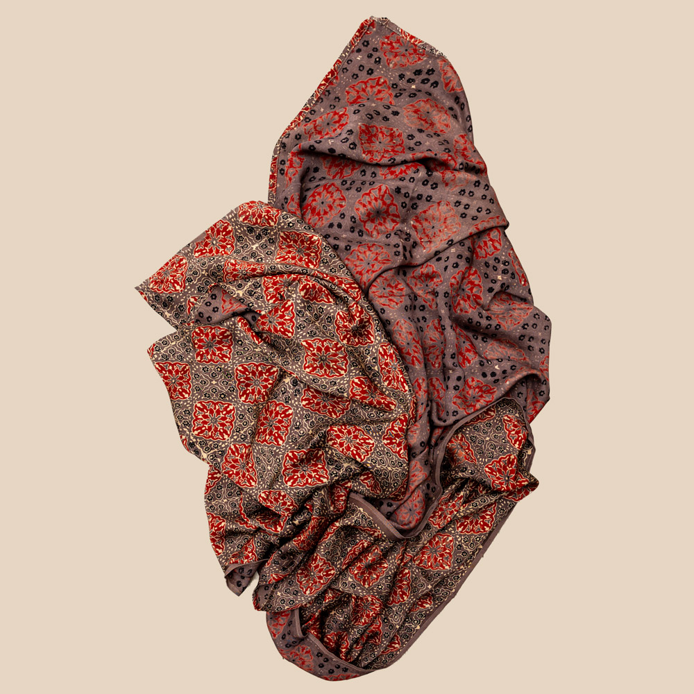 Mashru Silk Shawl 02 - Image 2