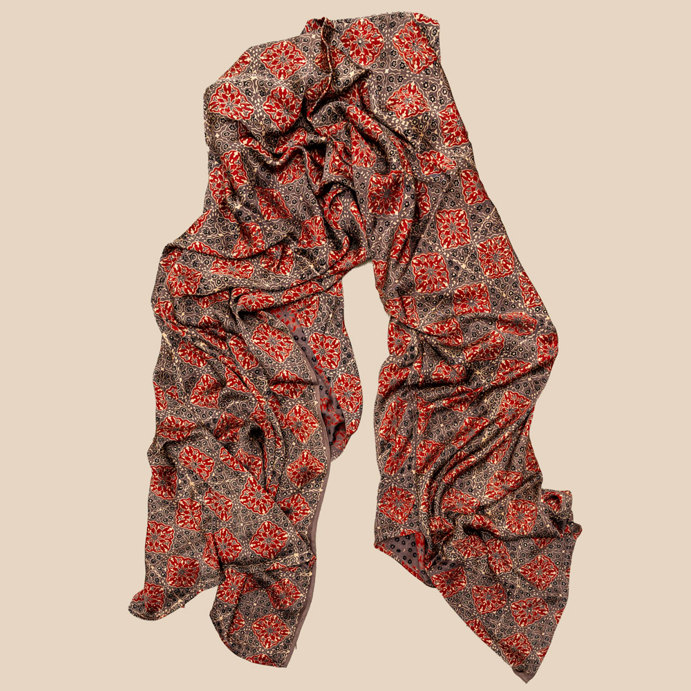 Mashru Silk Shawl 02 - Image 3