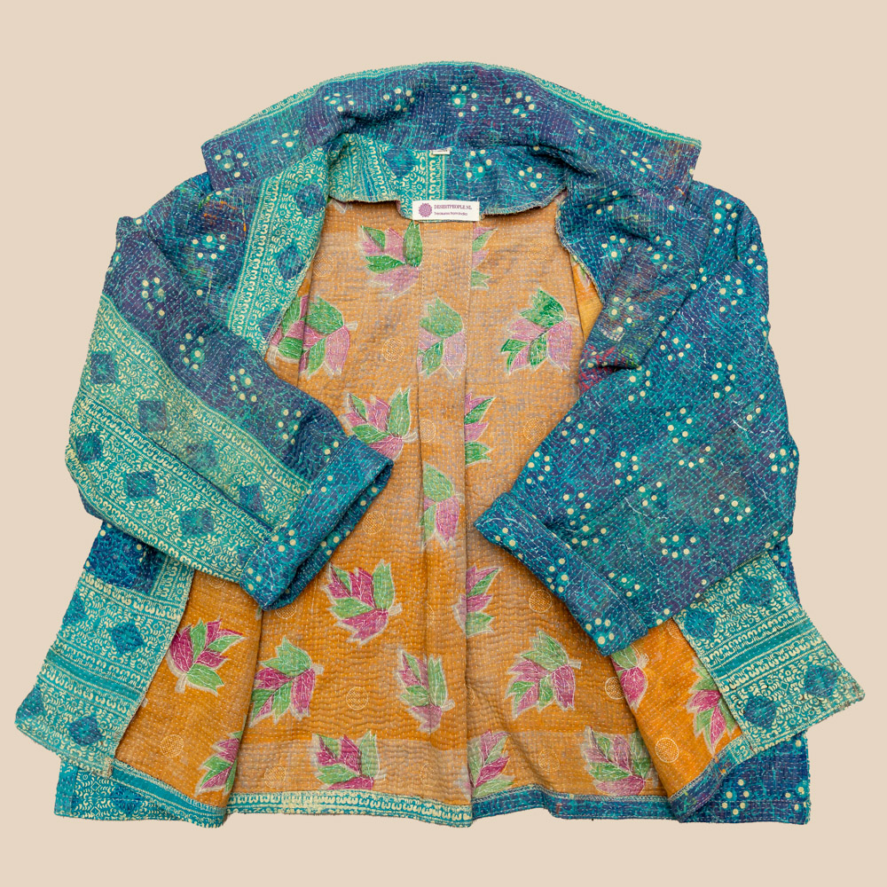 Lucky fifties kantha Jacket L/XL 03 - Image 3