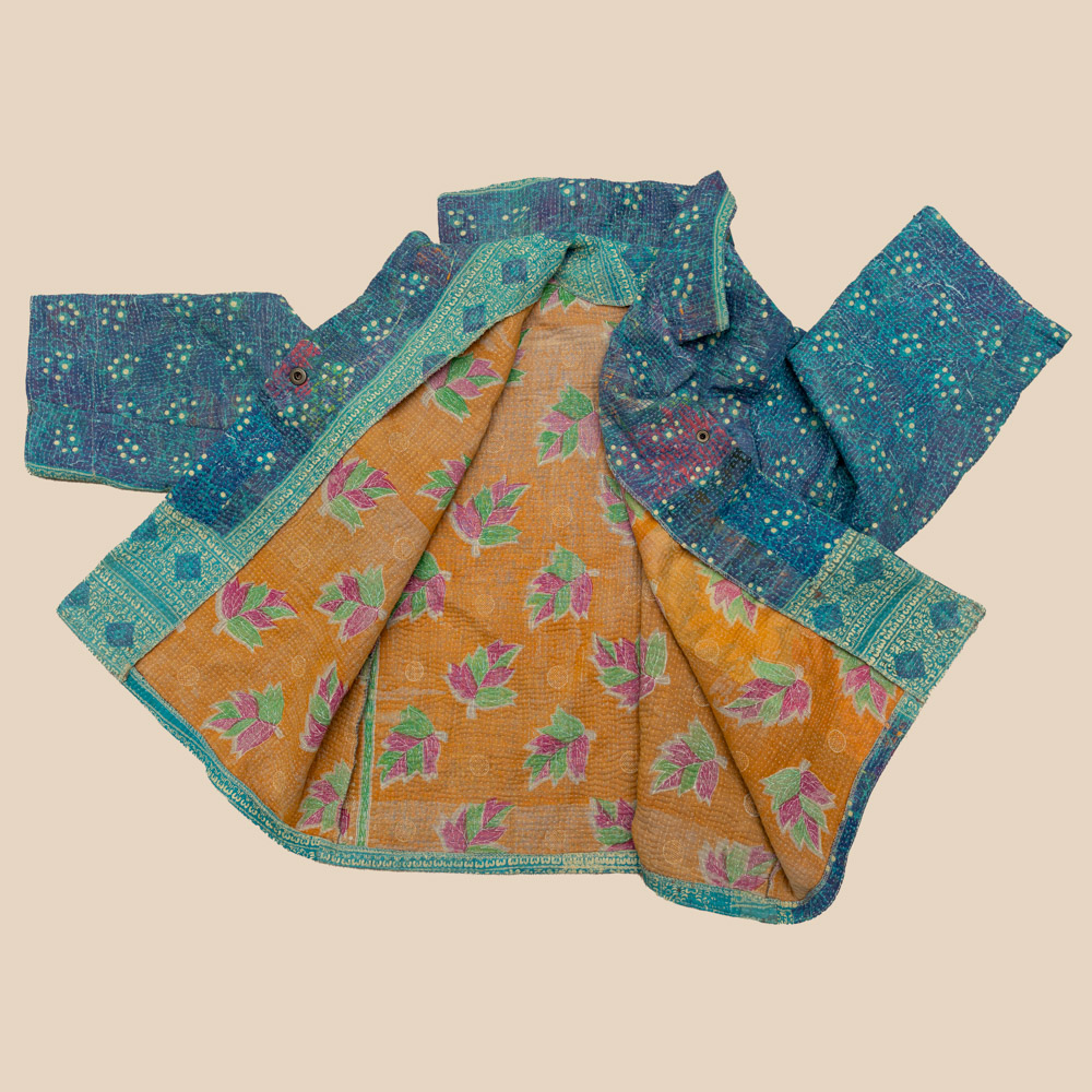 Lucky fifties kantha Jacket L/XL 03 - Image 4