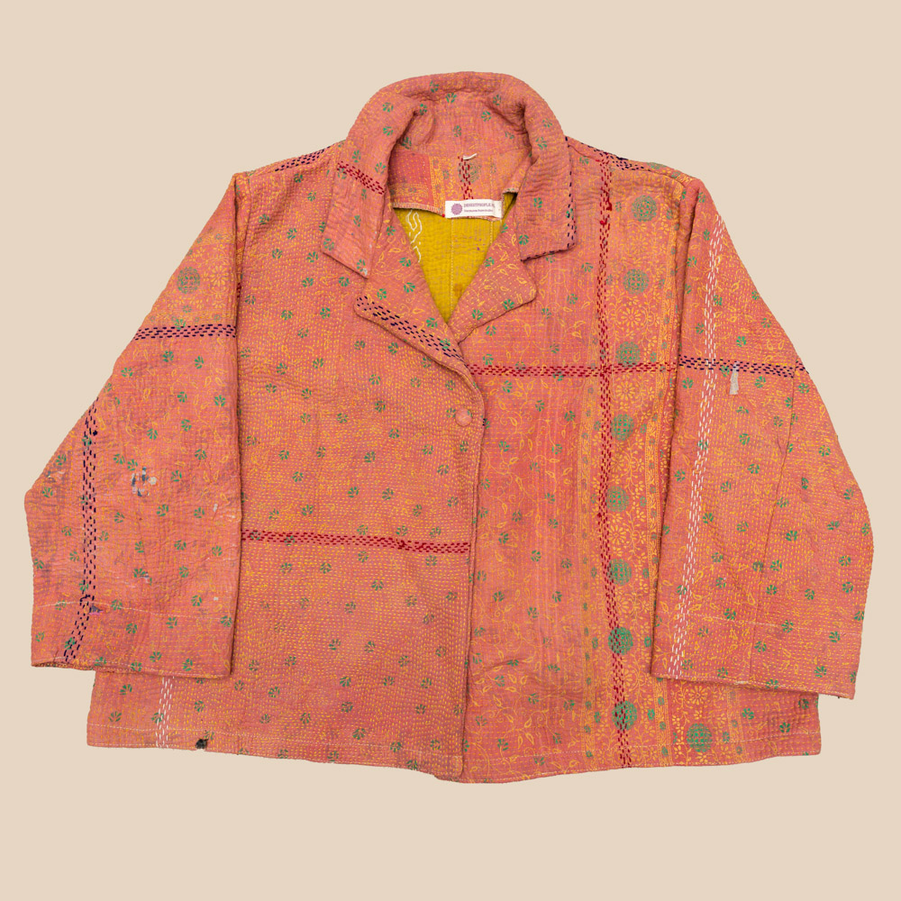 Lucky fifties kantha Jacket L/XL 05 - Image 2