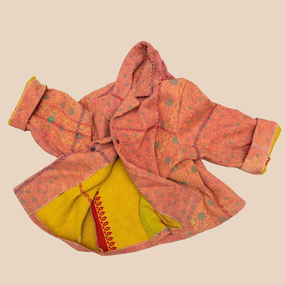 Lucky fifties kantha Jacket L/XL 05 - Image 4