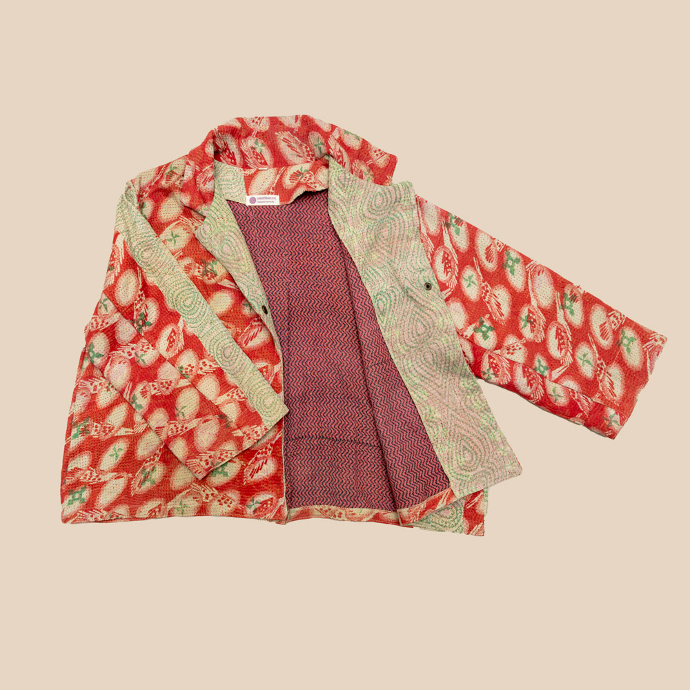 Lucky fifties kantha Jacket L/XL 08 - Image 2